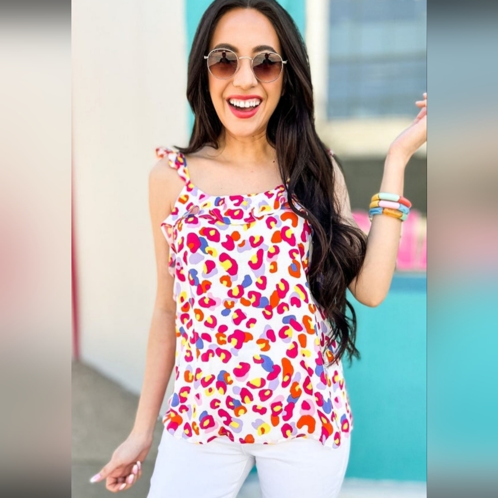 Fun leopard print top
